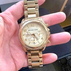Gold Michael Kors watch